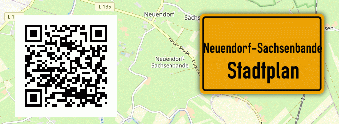 Stadtplan Neuendorf-Sachsenbande
