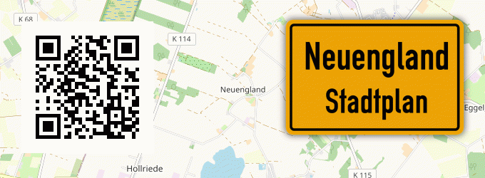 Stadtplan Neuengland