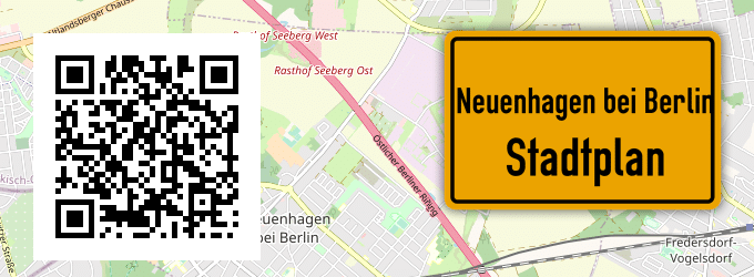 Stadtplan Neuenhagen bei Berlin