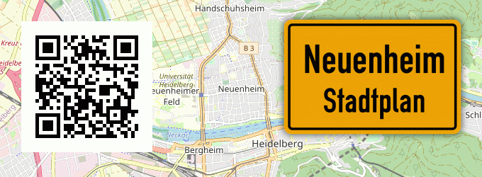 Stadtplan Neuenheim