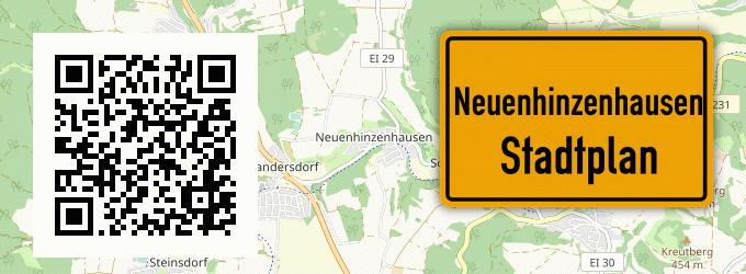 Stadtplan Neuenhinzenhausen, Bayern