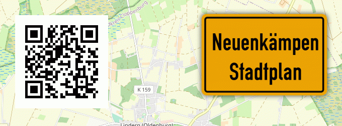 Stadtplan Neuenkämpen, Oldenburg