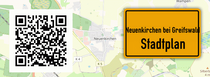 Stadtplan Neuenkirchen bei Greifswald