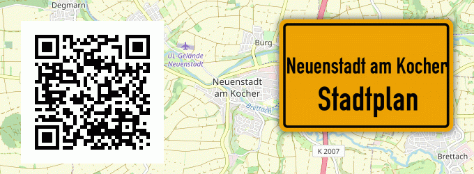 Stadtplan Neuenstadt am Kocher
