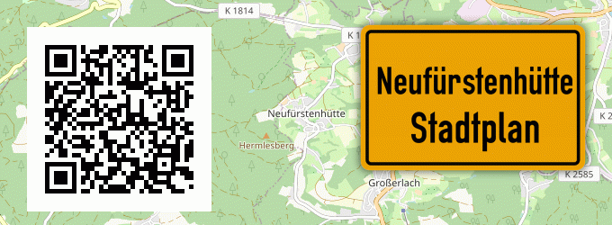 Stadtplan Neufürstenhütte