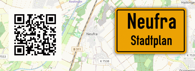 Stadtplan Neufra