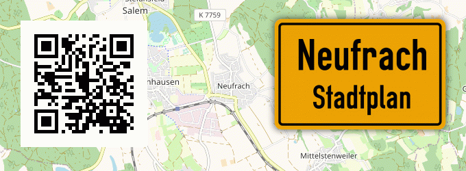 Stadtplan Neufrach