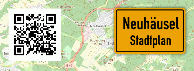Stadtplan Neuhäusel, Westerwald