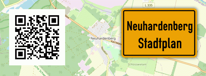 Stadtplan Neuhardenberg