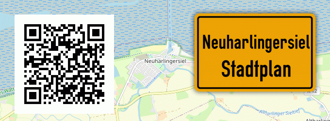 Stadtplan Neuharlingersiel