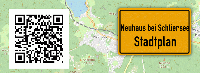 Stadtplan Neuhaus bei Schliersee