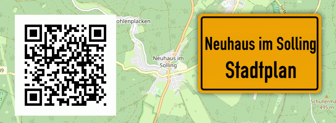 Stadtplan Neuhaus im Solling