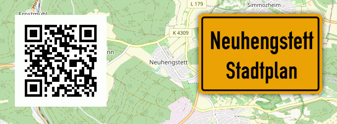 Stadtplan Neuhengstett