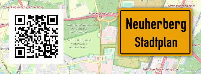 Stadtplan Neuherberg
