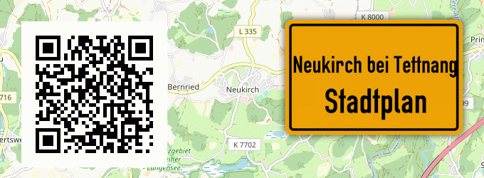 Stadtplan Neukirch bei Tettnang