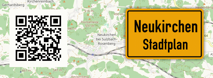 Stadtplan Neukirchen, Waldeck