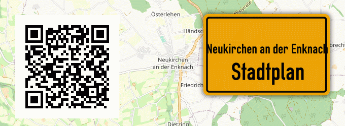 Stadtplan Neukirchen an der Enknach