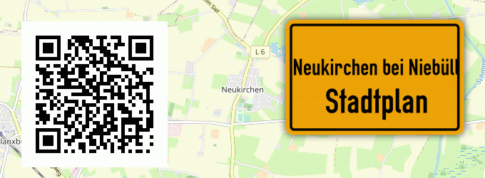 Stadtplan Neukirchen bei Niebüll