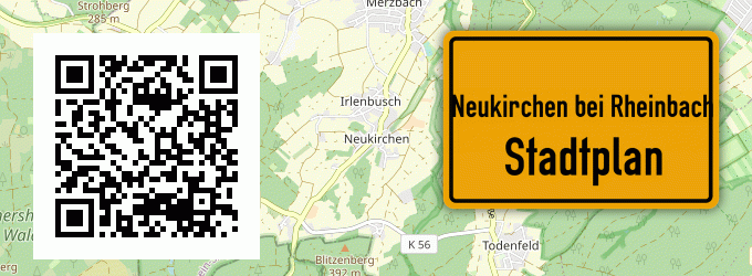 Stadtplan Neukirchen bei Rheinbach