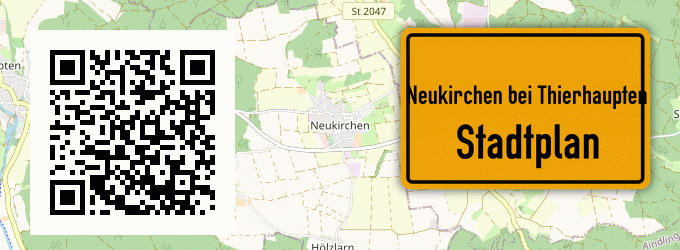 Stadtplan Neukirchen bei Thierhaupten