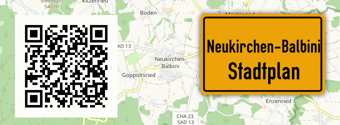 Stadtplan Neukirchen-Balbini