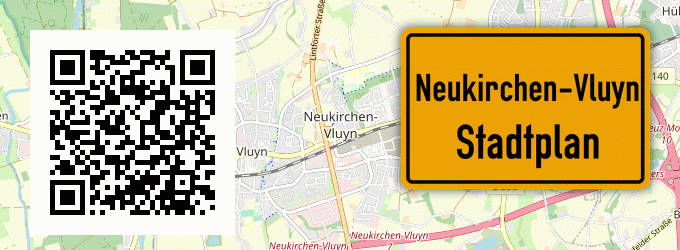 Stadtplan Neukirchen-Vluyn