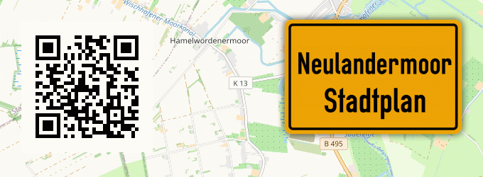 Stadtplan Neulandermoor