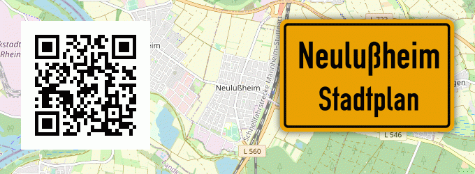 Stadtplan Neulußheim