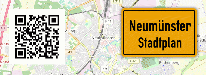 Stadtplan Neumünster, Holstein