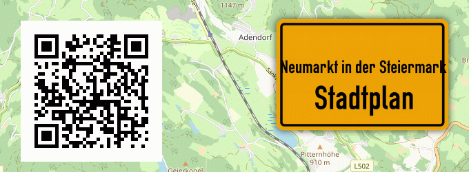 Stadtplan Neumarkt in der Steiermark