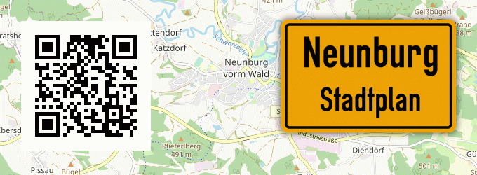Stadtplan Neunburg