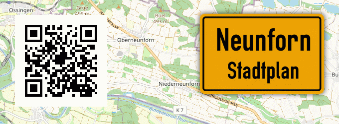 Stadtplan Neunforn