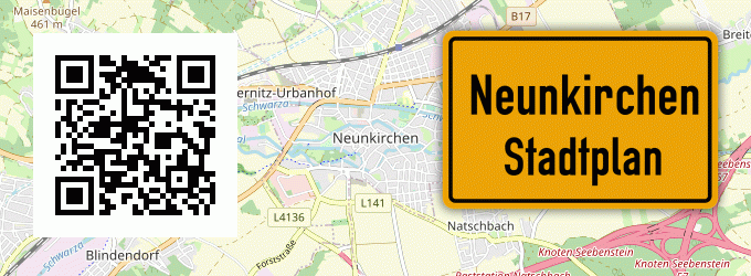 Stadtplan Neunkirchen, Kreis Daun