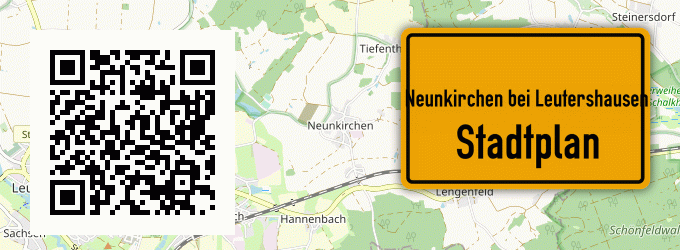 Stadtplan Neunkirchen bei Leutershausen, Mittelfranken