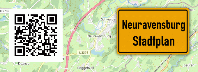 Stadtplan Neuravensburg