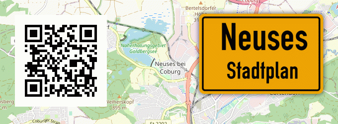 Stadtplan Neuses, Unterfranken