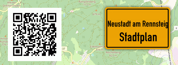 Stadtplan Neustadt am Rennsteig