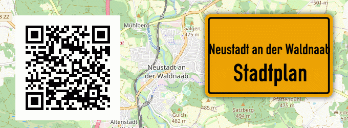 Stadtplan Neustadt an der Waldnaab