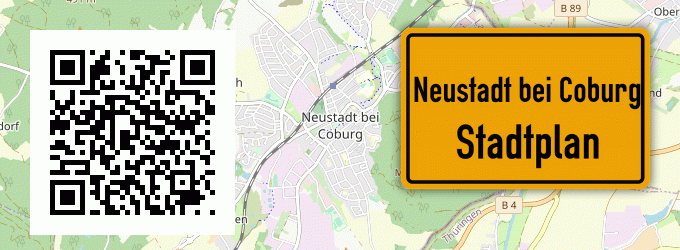 Stadtplan Neustadt bei Coburg