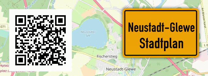 Stadtplan Neustadt-Glewe