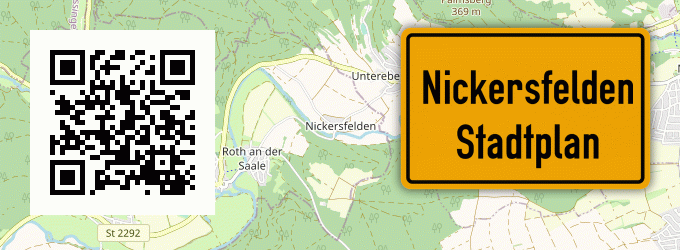 Stadtplan Nickersfelden