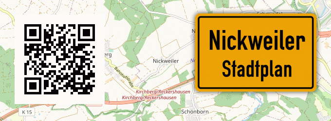 Stadtplan Nickweiler