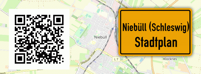 Stadtplan Niebüll (Schleswig)