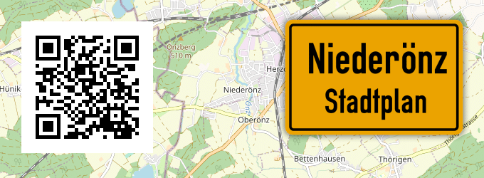 Stadtplan Niederönz