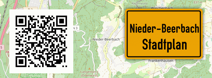 Stadtplan Nieder-Beerbach