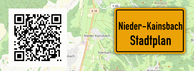 Stadtplan Nieder-Kainsbach