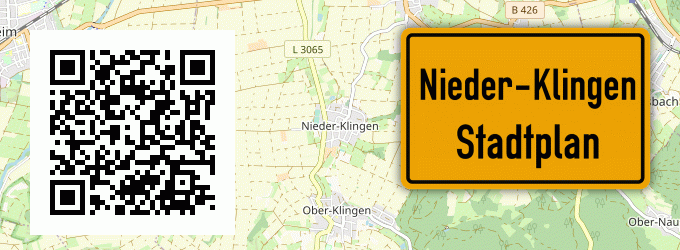 Stadtplan Nieder-Klingen