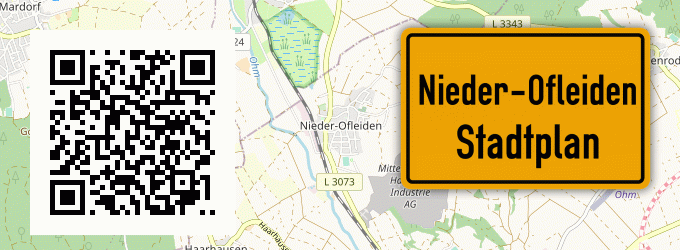 Stadtplan Nieder-Ofleiden