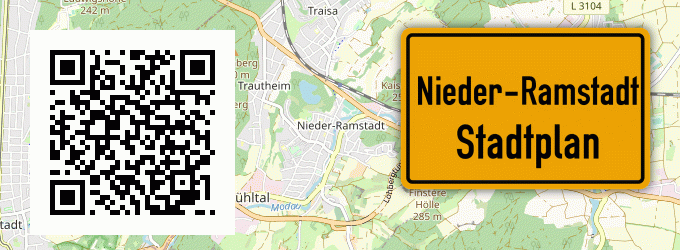 Stadtplan Nieder-Ramstadt