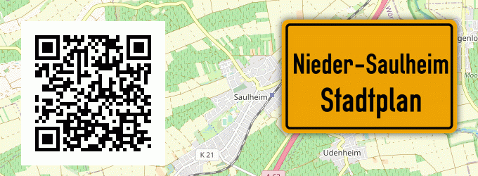 Stadtplan Nieder-Saulheim